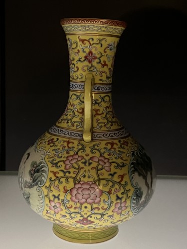 Magnifique Vase impérial " Dame et Enfant" - Arts d