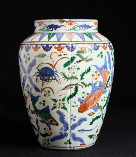 Rare large vase China era Jiajing dynastie Ming 1522-1566 - Asian Works of Art Style 