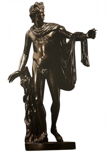 Apollon Belvedere bronze fin 18e debut 19e siècle