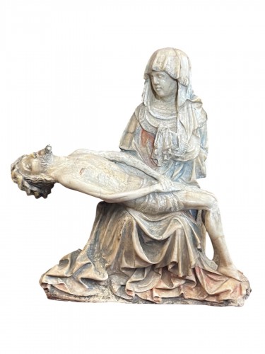 Virgin of pity in marble 1380