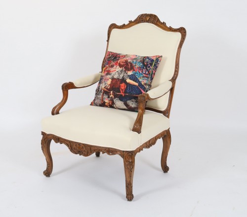 French Régence flat-back armchair - 18th century - 