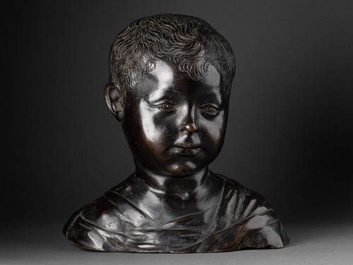Buste d'un garçon - Sculpture Style 
