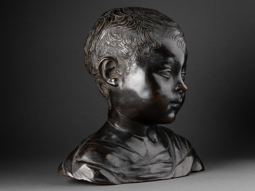 XIXe siècle - Buste d'un garçon