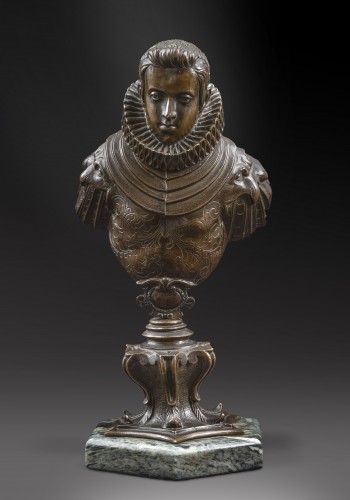 Portrait en buste de Philippe IV (1605-1665) - Sculpture Style 