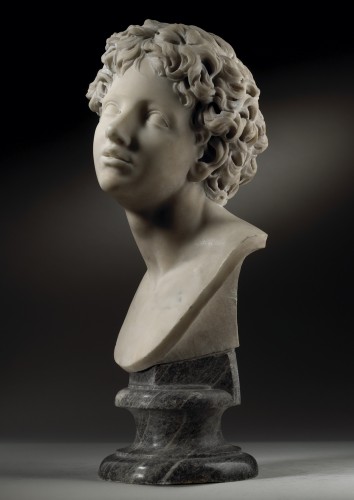 XVIIIe siècle - Buste néoclassique d'un garçon