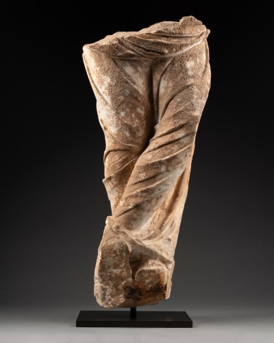 Roman Female Draped Fragment, probably the Muse Klio - Ancient Art Style 