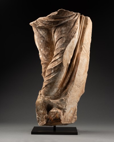  - Roman Female Draped Fragment, probably the Muse Klio