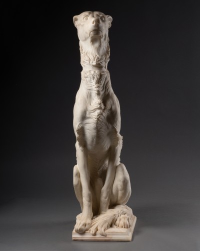  - Pair of Seated Greyhounds