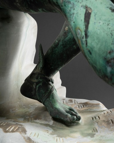 Sculpture  - Seated Mercury /Hermes