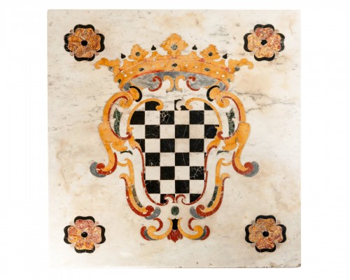 Inlaid Marble Table (Pietra Dura), Southern Italy, early 18th century