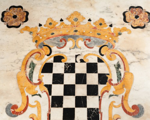 Inlaid Marble Table (Pietra Dura), Southern Italy, early 18th century - 