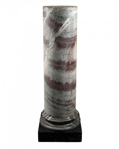 Colonne en marbre Campan Rubané, France 18e siècle