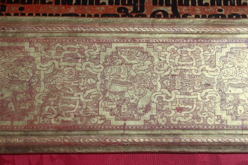 Livres de prières tibétain, XVIIIe siècle - Didascalies