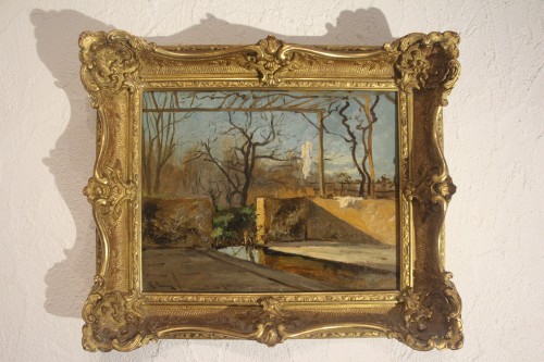 Le lavoir, Raphaël Ponson (1835-1904) - Tableaux et dessins Style Napoléon III