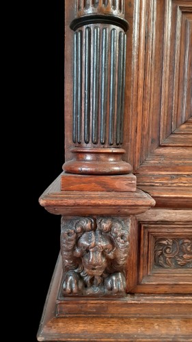 A large oak cupboard from the first half of the 17th century - 