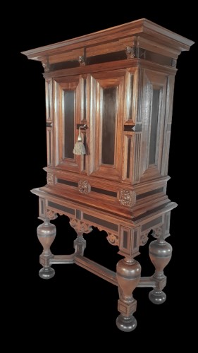 Petit cabinet Hollandais du XVIIe siècle - Mobilier Style 