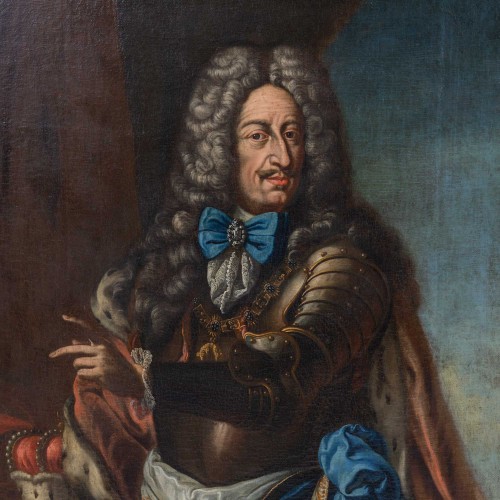 Tableaux et dessins Tableaux XVIIe siècle - Portrait de l'empereur Léopold Ier des Habsbourg, Maître inconnu, XVIIe siècle