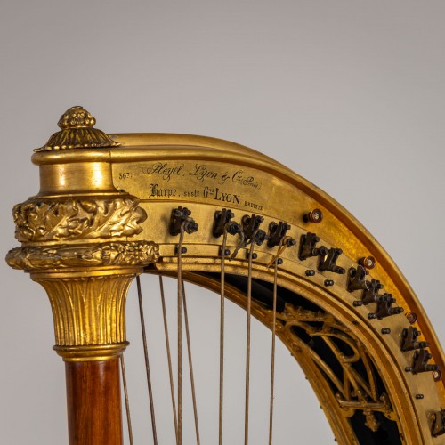 Harpe chromatique double, Pleyel, Lyon & Cie, Paris, vers 1900 - EHRL Fine Art & Antique