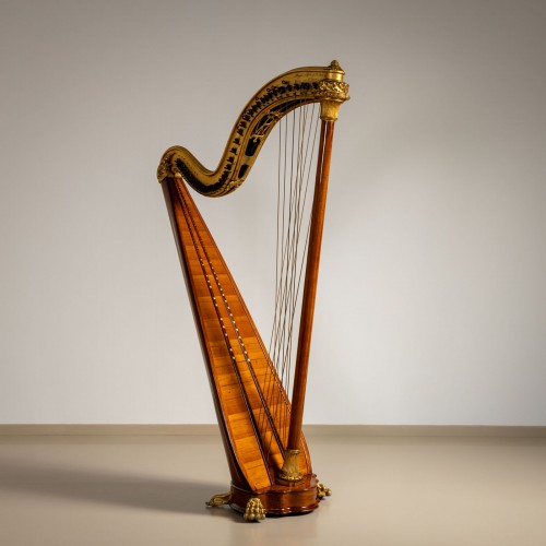 XIXe siècle - Harpe chromatique double, Pleyel, Lyon & Cie, Paris, vers 1900