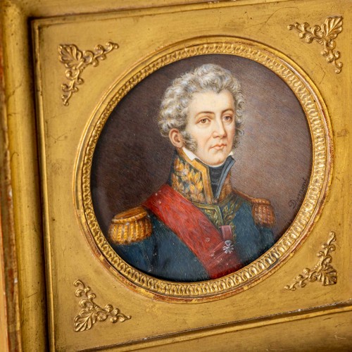 Miniature du général de Montholon par François Dumont (1751-1831) vers 1815 - EHRL Fine Art & Antique