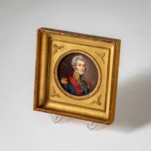 Empire - Miniature du général de Montholon par François Dumont (1751-1831) vers 1815