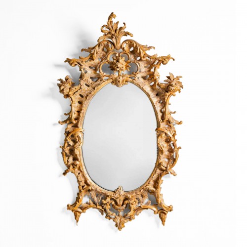 George III Giltwood Wall Mirror, England c. 1770