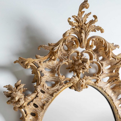 Mirrors, Trumeau  - George III Giltwood Wall Mirror, England c. 1770