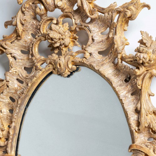 18th century - George III Giltwood Wall Mirror, England c. 1770