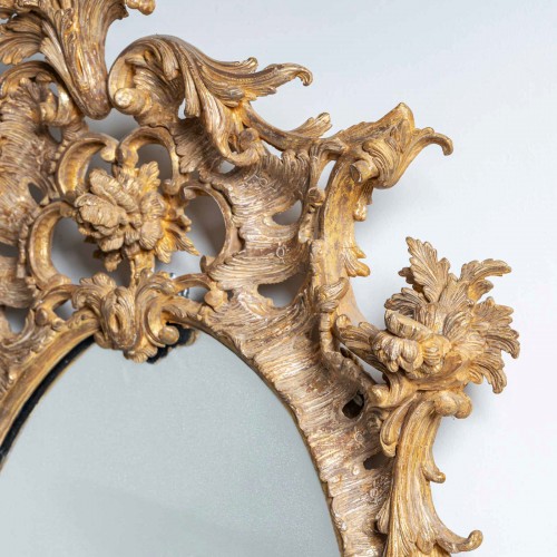 George III Giltwood Wall Mirror, England c. 1770 - 