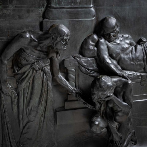 Relief en bronze de Max Wach-Wacheneck, fondu par Noack Berlin, 1900-1909 - EHRL Fine Art & Antique