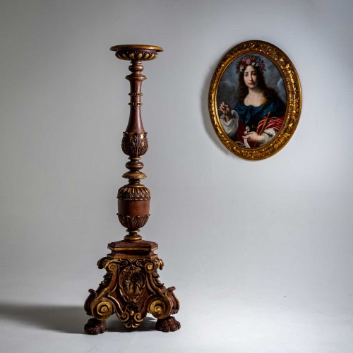  - Early Baroque Altar Candlesticks, Florence dated 1627