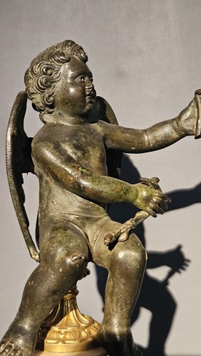 Putto, bronze, Italien - 