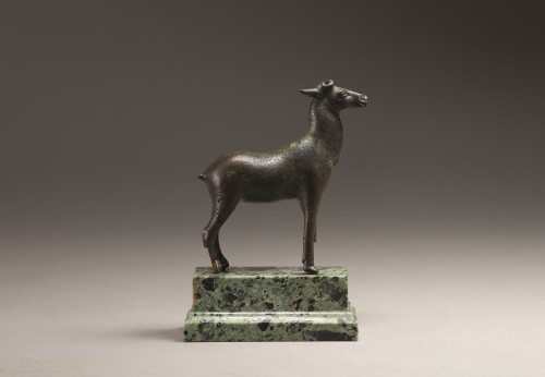 Bronze antique, jeune cerf - Archéologie Style 