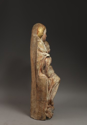 Vierge à l'Enfant, Espagne Renaissance - Emmanuel Soubielle Works of Art