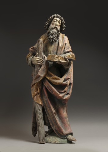 Figure of Saint Andrew, Southern Germany, circa 1500 - Sculpture Style Renaissance