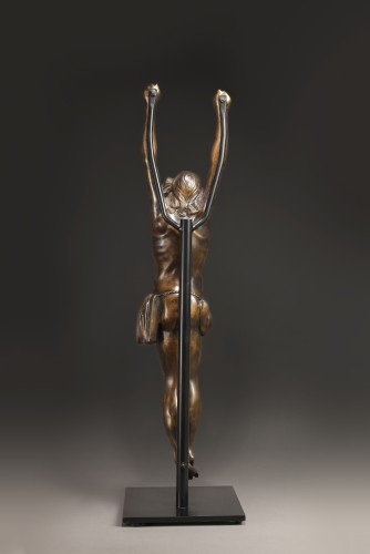 XVIIe siècle - Christ en bronze, Flandres XVIIe siècle