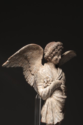 Ancient Art  - Winged Eros Figure, Greek terracotta 3rd century BC