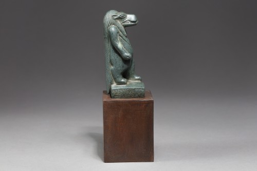 Ancient Art  - Taweret stone statuette, Egypt Late Period 664-332 BC