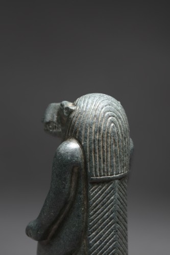 BC to 10th century - Taweret stone statuette, Egypt Late Period 664-332 BC