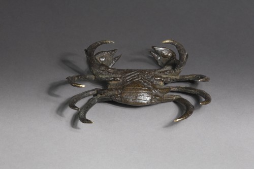 Sculpture  - Petit crabe en bronze, Italie du Nord fin du XVIe siècle