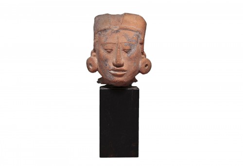 Tête féminine, Culture Maya 650/950 ap. J.C