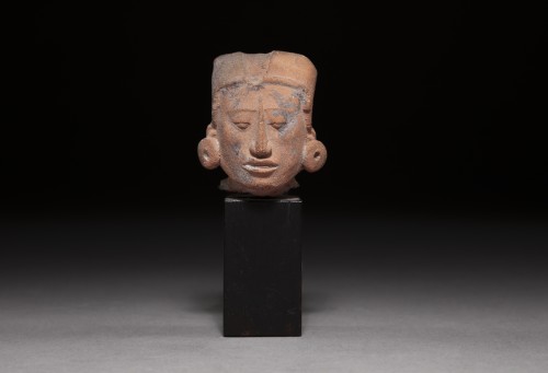 Tête féminine, Culture Maya 650/950 ap. J.C - Archéologie Style 