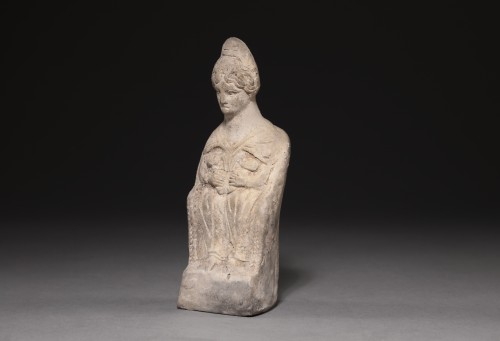 Statuette of Mother Goddess, Gallo-Roman Period - Ancient Art Style 