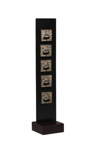 Belt Bronze Plaques, China Liao Dynasty