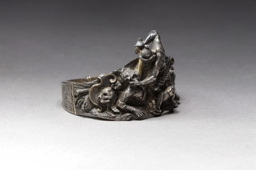 Antique Jewellery  - Neo-renaissance Silver Bracelet circa 1850