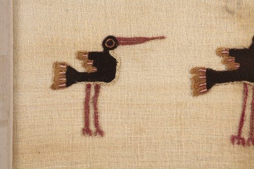 BC to 10th century - pre-Columbian  embroidered textile, Nazca culture 200 BCE - 600 CE