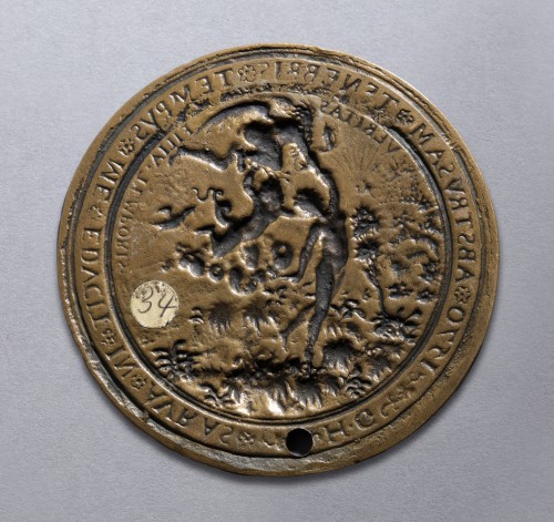 Curiosities  - Renaissance Bronze Plaquette : Truth, Daughter of Time