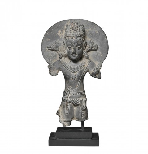 Statuette Depicting Vaikuntha Vishnu, Jammu and Kashmi, 4th - 7th century 