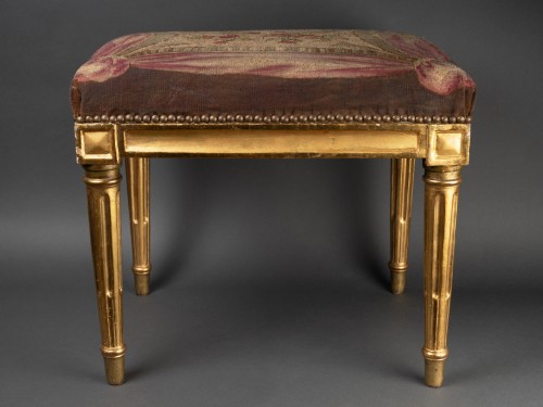 XVIIIe siècle - Tabouret Louis XVI