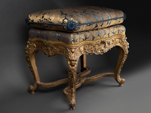 Tabouret liégois d'époque régence - Étienne de Roissart